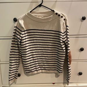Striped crew neck sweater (used)
